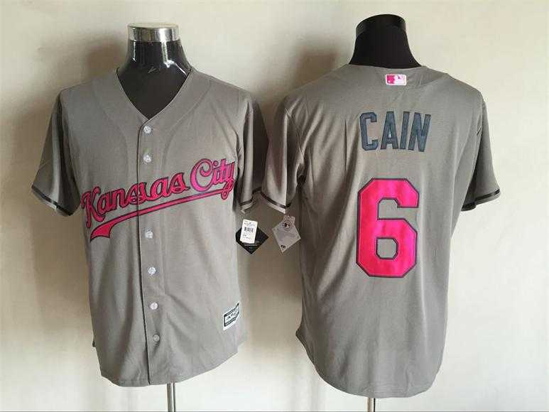 Kansas City Royals #6 Lorenzo Cain Gray Road 2016 Mother's Day Flex Base Stitched Jersey,We sell and wholesale Kansas City Royals #6 Lorenzo Cain Gray Road 2016 Mother's Day Flex Base Stitched Jersey on line form chian!