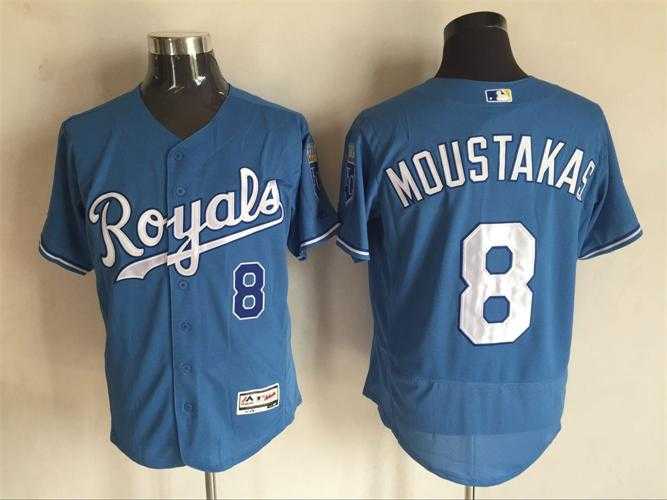 Kansas City Royals #8 Mike Moustakas Blue 2016 Flexbase Collection Stitched Baseball Jersey,We sell and wholesale Kansas City Royals #8 Mike Moustakas Blue 2016 Flexbase Collection Stitched Baseball Jersey on line form chian!