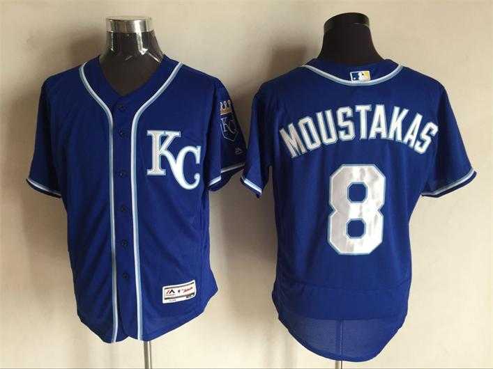 Kansas City Royals #8 Mike Moustakas Blue KC 2016 Flexbase Collection Stitched Baseball Jersey,We sell and wholesale Kansas City Royals #8 Mike Moustakas Blue KC 2016 Flexbase Collection Stitched Baseball Jersey on line form chian!