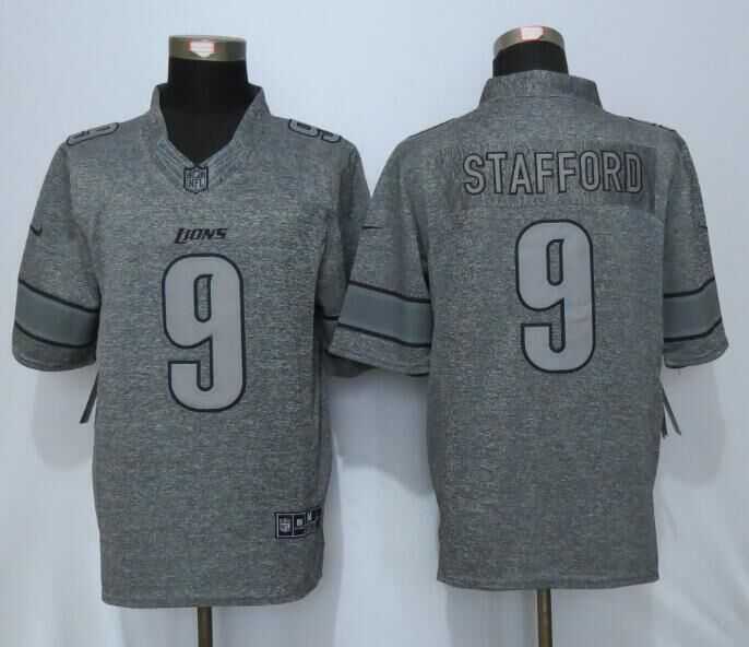 Nike Limited Detroit Lions #9 Stafford Gray Men's Gridiron Gray Stitched NFL Jersey,We sell and wholesale Nike Limited Detroit Lions #9 Stafford Gray Men's Gridiron Gray Stitched NFL Jersey on line form chian!