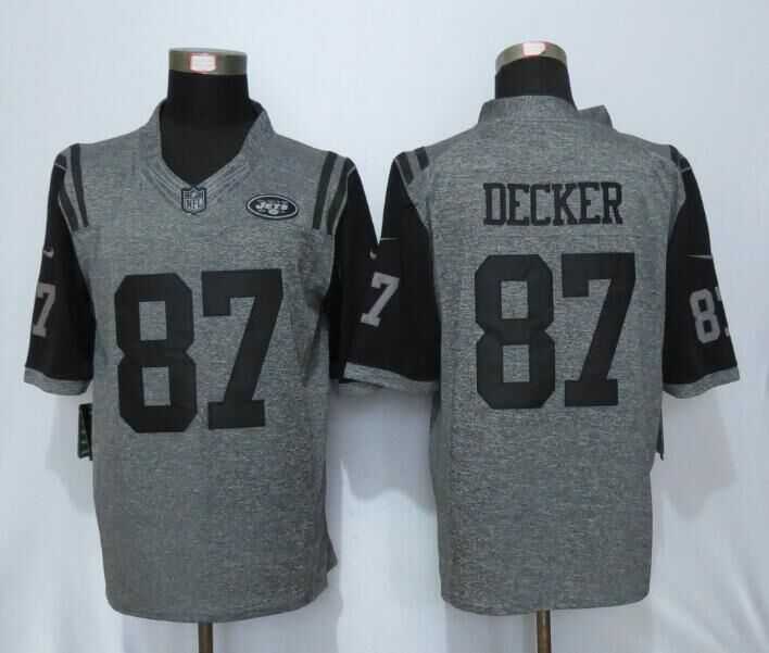 Nike Limited New York Jets #87 Decker Gray Men's Gridiron Gray Stitched NFL Jersey,We sell and wholesale Nike Limited New York Jets #87 Decker Gray Men's Gridiron Gray Stitched NFL Jersey on line form chian!