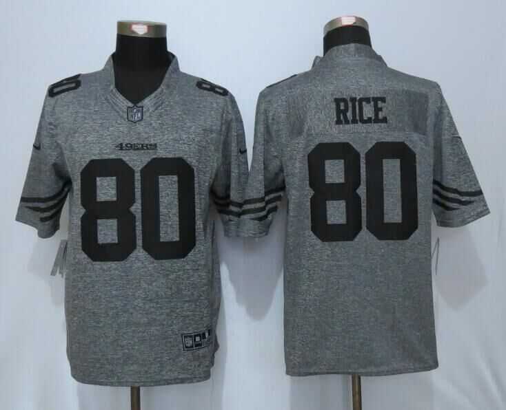 Nike Limited San Francisco 49ers #80 Rice Gray Men's Gridiron Gray Stitched NFL Jersey,We sell and wholesale Nike Limited San Francisco 49ers #80 Rice Gray Men's Gridiron Gray Stitched NFL Jersey on line form chian!
