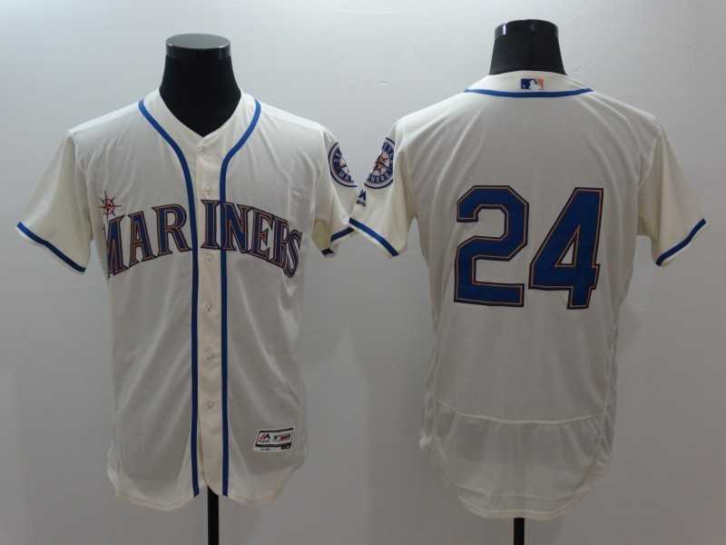 Seattle Mariners #24 Ken Griffey Cream 2016 Flexbase Collection Stitched Baseball Jersey,We sell and wholesale Seattle Mariners #24 Ken Griffey Cream 2016 Flexbase Collection Stitched Baseball Jersey on line form chian!