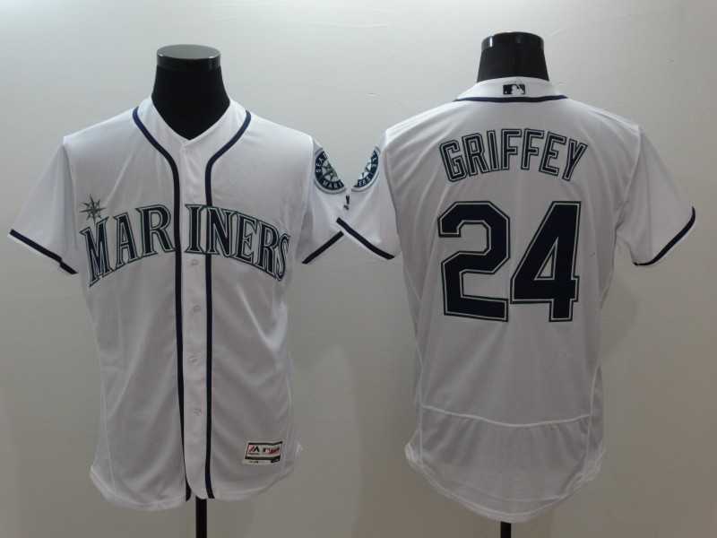 Seattle Mariners #24 Ken Griffey White 2016 Flexbase Collection Stitched Baseball Jersey,We sell and wholesale Seattle Mariners #24 Ken Griffey White 2016 Flexbase Collection Stitched Baseball Jersey on line form chian!