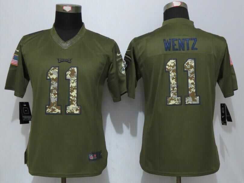 Women Limited Nike Philadelphia Eagles #11 Wentz Green Salute To Service Stitched NFL Jersey,We sell and wholesale Women Limited Nike Philadelphia Eagles #11 Wentz Green Salute To Service Stitched NFL Jersey on line form chian!