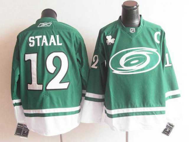Carolina Hurricanes #12 E.Staal Green Stitched NHL Jersey,We sell and wholesale Carolina Hurricanes #12 E.Staal Green Stitched NHL Jersey on line form chian!
