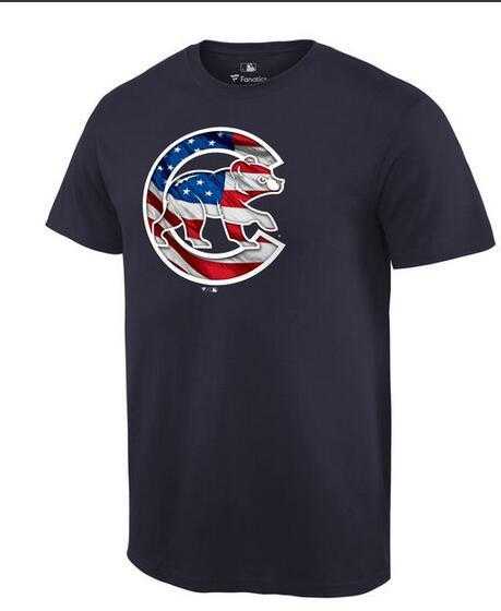 Men's Chicago Cubs Navy Banner Wave T-Shirt,We sell and wholesale Men's Chicago Cubs Navy Banner Wave T-Shirt on line form chian!