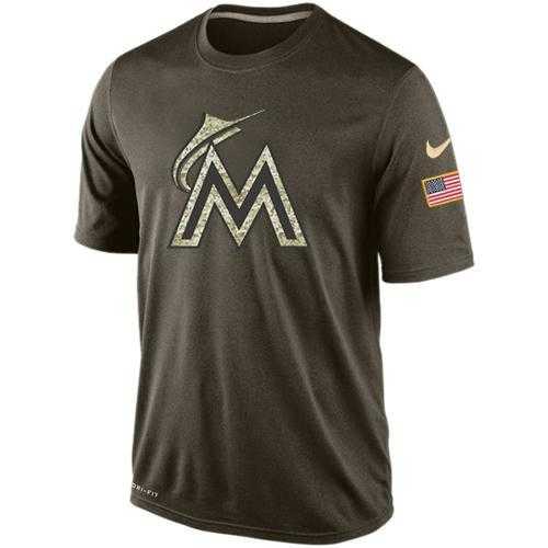 Men's Miami Marlins Salute To Service Nike Dri-FIT T-Shirt,We sell and wholesale Men's Miami Marlins Salute To Service Nike Dri-FIT T-Shirt on line form chian!