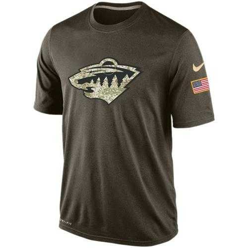 Men's Minnesota Wild Salute To Service Nike Dri-FIT T-Shirt,We sell and wholesale Men's Minnesota Wild Salute To Service Nike Dri-FIT T-Shirt on line form chian!