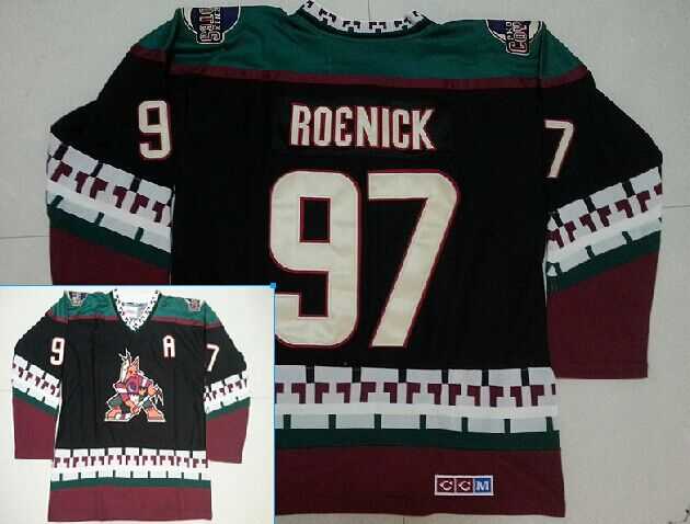 Phoenix Coyotes #97 Roenick New Black Stitched NHL Jersey,We sell and wholesale Phoenix Coyotes #97 Roenick New Black Stitched NHL Jersey on line form chian!