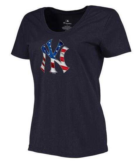 Women's New York Yankees Navy Plus Sizes Banner Wave T-Shirt,We sell and wholesale Women's New York Yankees Navy Plus Sizes Banner Wave T-Shirt on line form chian!