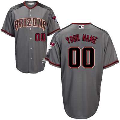 Arizona Diamondbacks Customized Men's Gray-Black Flexbase Collection Stitched Baseball Jersey,We sell and wholesale Arizona Diamondbacks Customized Men's Gray-Black Flexbase Collection Stitched Baseball Jersey on line form chian!