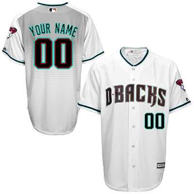 Arizona Diamondbacks Customized Men's White-Green Flexbase Collection Stitched Baseball Jersey,We sell and wholesale Arizona Diamondbacks Customized Men's White-Green Flexbase Collection Stitched Baseball Jersey on line form chian!