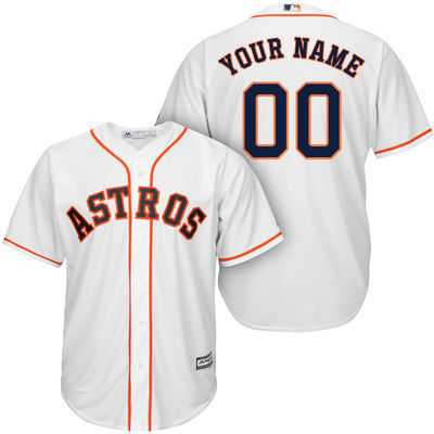 Houston Astros Customized White Men's New Cool Base Stitched MLB Jersey,We sell and wholesale Houston Astros Customized White Men's New Cool Base Stitched MLB Jersey on line form chian!