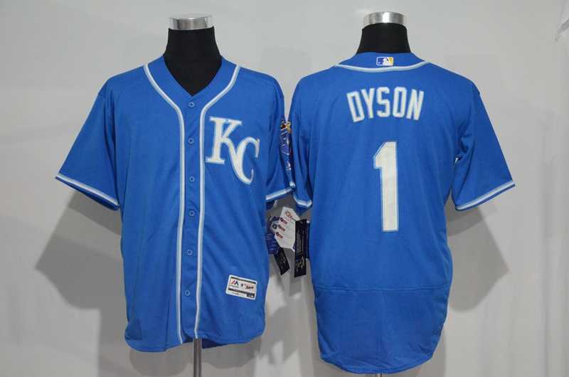 Kansas City Royals #1 Jarrod Dyson Light Blue KC 2016 Flexbase Collection Stitched Baseball Jersey,We sell and wholesale Kansas City Royals #1 Jarrod Dyson Light Blue KC 2016 Flexbase Collection Stitched Baseball Jersey on line form chian!