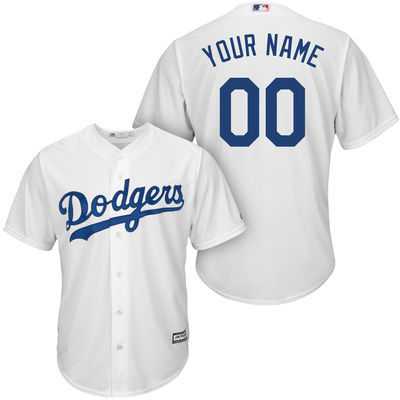 Los Angeles Dodgers Customized White Men's New Cool Base Stitched MLB Jersey,We sell and wholesale Los Angeles Dodgers Customized White Men's New Cool Base Stitched MLB Jersey on line form chian!