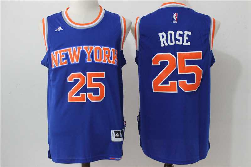 New York Knicks #25 Rose New Blue Stitched NBA Jersey,We sell and wholesale New York Knicks #25 Rose New Blue Stitched NBA Jersey on line form chian!