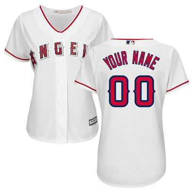 Women Los Angeles Angels of Anaheim Customized White New Cool Base Stitched MLB Jersey,We sell and wholesale Women Los Angeles Angels of Anaheim Customized White New Cool Base Stitched MLB Jersey on line form chian!