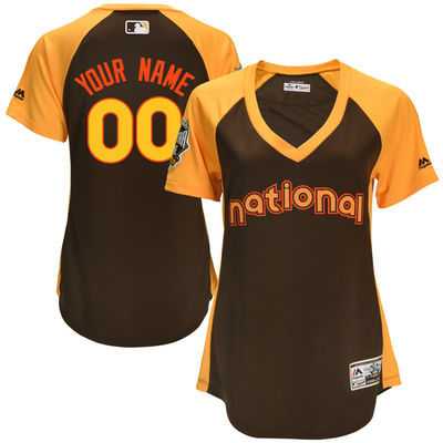Women MLB Customized Brown 2016 All Star National League Stitched Baseball Jersey,We sell and wholesale Women MLB Customized Brown 2016 All Star National League Stitched Baseball Jersey on line form chian!