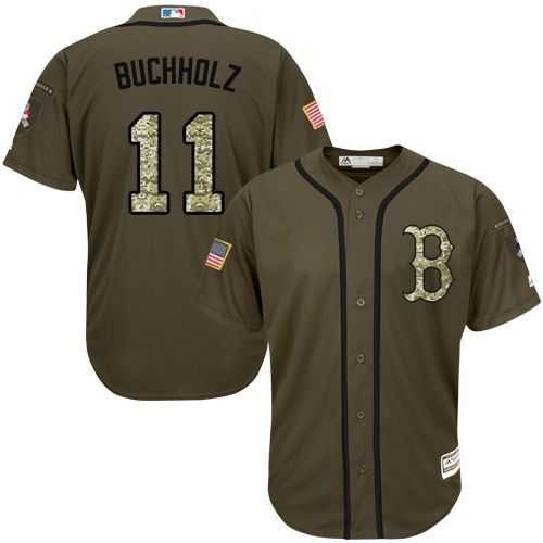 Boston Red Sox #11 Clay Buchholz Green Salute to Service Stitched Baseball Jersey Jiasu,We sell and wholesale Boston Red Sox #11 Clay Buchholz Green Salute to Service Stitched Baseball Jersey Jiasu on line form chian!