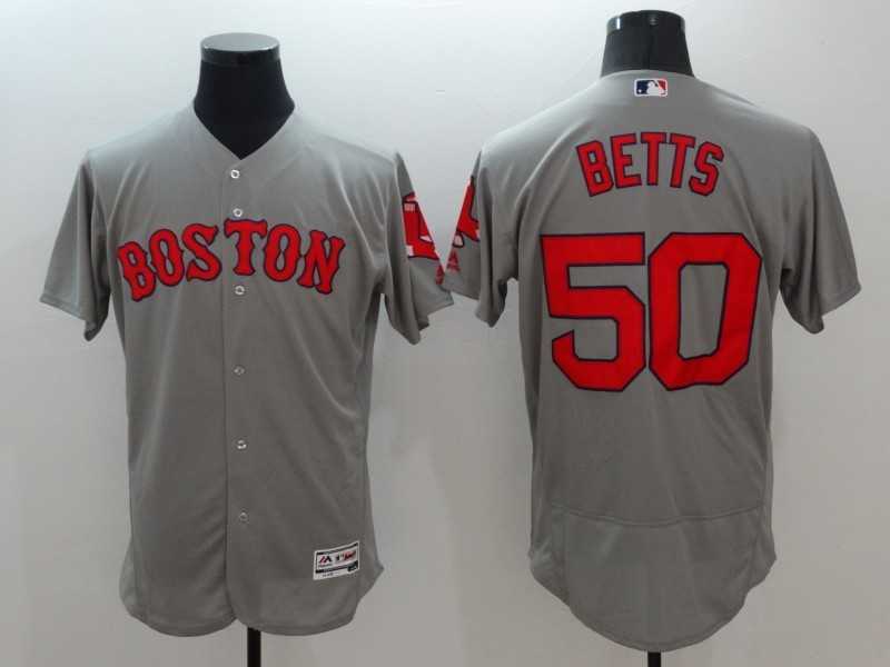 Boston Red Sox #50 Mookie Betts Gray USA Independence Day 2016 Flexbase Collection Stitched Jersey,We sell and wholesale Boston Red Sox #50 Mookie Betts Gray USA Independence Day 2016 Flexbase Collection Stitched Jersey on line form chian!