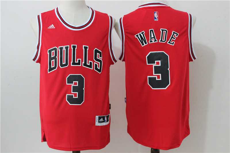 Chicago Bulls #3 Wade Red Swingman Stitched NBA Jersey,We sell and wholesale Chicago Bulls #3 Wade Red Swingman Stitched NBA Jersey on line form chian!