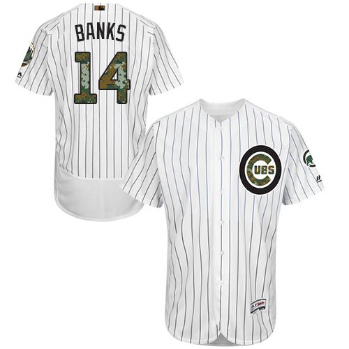 Chicago Cubs #14 Ernie Banks White(Blue Strip) Flexbase Collection 2016 Memorial Day Stitched Baseball Jersey Jiasu,We sell and wholesale Chicago Cubs #14 Ernie Banks White(Blue Strip) Flexbase Collection 2016 Memorial Day Stitched Baseball Jersey Jiasu on line form chian!