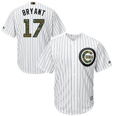 Chicago Cubs #17 Kris Bryant White (Blue Strip) New Cool Base 2016 Memorial Day Stitched Baseball Jersey Jiasu,We sell and wholesale Chicago Cubs #17 Kris Bryant White (Blue Strip) New Cool Base 2016 Memorial Day Stitched Baseball Jersey Jiasu on line form chian!
