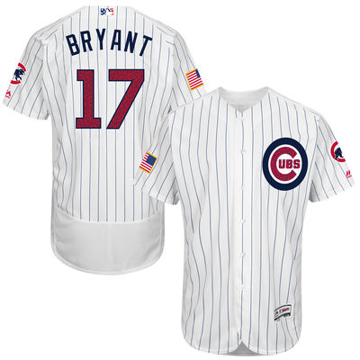 Chicago Cubs #17 Kris Bryant White 2016 Fashion Stars & Stripes Flexbase Stitched Baseball Jersey Jiasu,We sell and wholesale Chicago Cubs #17 Kris Bryant White 2016 Fashion Stars & Stripes Flexbase Stitched Baseball Jersey Jiasu on line form chian!