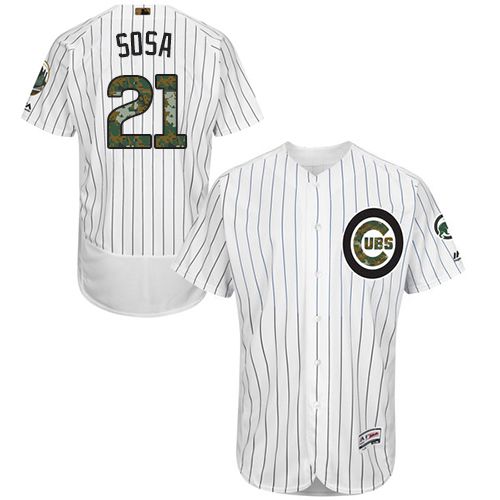 Chicago Cubs #21 Sammy Sosa White(Blue Strip) Flexbase Collection 2016 Memorial Day Stitched Baseball Jersey Jiasu,We sell and wholesale Chicago Cubs #21 Sammy Sosa White(Blue Strip) Flexbase Collection 2016 Memorial Day Stitched Baseball Jersey Jiasu on line form chian!