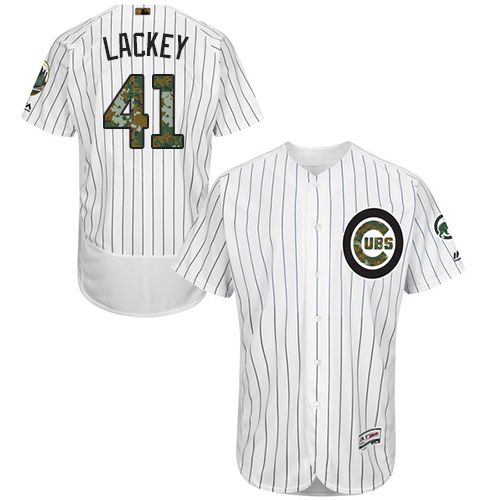 Chicago Cubs #41 John Lackey White(Blue Strip) Flexbase Collection 2016 Memorial Day Stitched Baseball Jersey Jiasu,We sell and wholesale Chicago Cubs #41 John Lackey White(Blue Strip) Flexbase Collection 2016 Memorial Day Stitched Baseball Jersey Jiasu on line form chian!