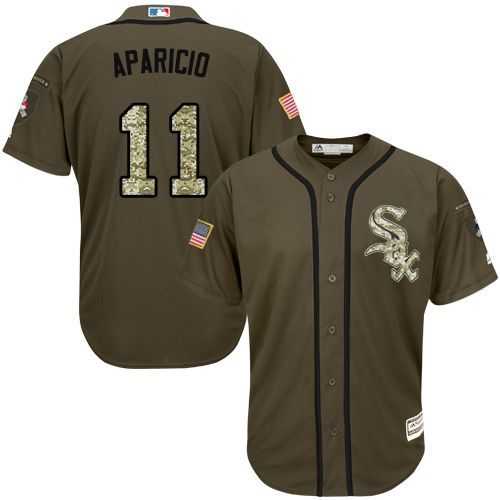 Chicago White Sox #11 Luis Aparicio Green Salute to Service Stitched Baseball Jersey Jiasu,We sell and wholesale Chicago White Sox #11 Luis Aparicio Green Salute to Service Stitched Baseball Jersey Jiasu on line form chian!