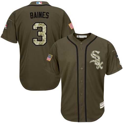 Chicago White Sox #3 Harold Baines Green Salute to Service Stitched Baseball Jersey Jiasu,We sell and wholesale Chicago White Sox #3 Harold Baines Green Salute to Service Stitched Baseball Jersey Jiasu on line form chian!