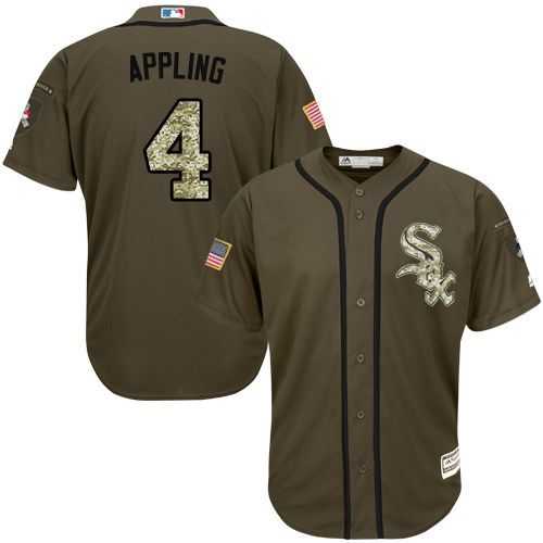 Chicago White Sox #4 Luke Appling Green Salute to Service Stitched Baseball Jersey Jiasu,We sell and wholesale Chicago White Sox #4 Luke Appling Green Salute to Service Stitched Baseball Jersey Jiasu on line form chian!
