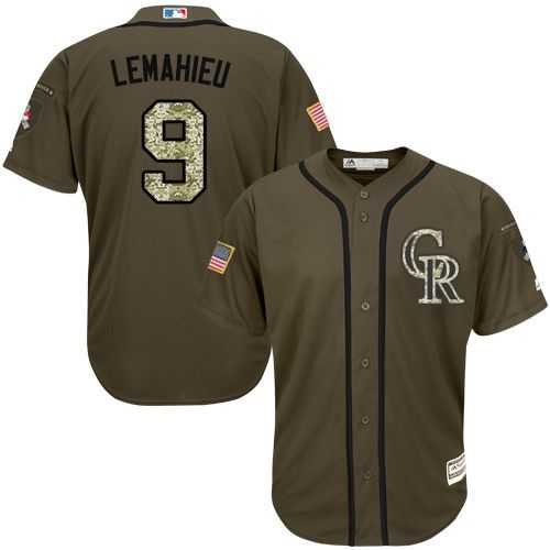 Colorado Rockies #9 DJ LeMahieu Green Salute to Service Stitched Baseball Jersey Jiasu,We sell and wholesale Colorado Rockies #9 DJ LeMahieu Green Salute to Service Stitched Baseball Jersey Jiasu on line form chian!