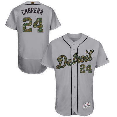 Detroit Tigers #24 Miguel Cabrera Gray Flexbase Collection 2016 Memorial Day Stitched Baseball Jersey Jiasu,We sell and wholesale Detroit Tigers #24 Miguel Cabrera Gray Flexbase Collection 2016 Memorial Day Stitched Baseball Jersey Jiasu on line form chian!