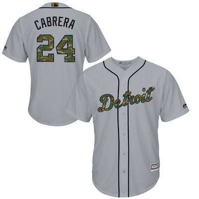 Detroit Tigers #24 Miguel Cabrera Gray New Cool Base 2016 Memorial Day Stitched Baseball Jersey Jiasu,We sell and wholesale Detroit Tigers #24 Miguel Cabrera Gray New Cool Base 2016 Memorial Day Stitched Baseball Jersey Jiasu on line form chian!