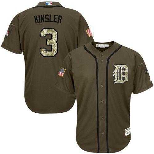 Detroit Tigers #3 Ian Kinsler Green Salute to Service Stitched Baseball Jersey Jiasu,We sell and wholesale Detroit Tigers #3 Ian Kinsler Green Salute to Service Stitched Baseball Jersey Jiasu on line form chian!