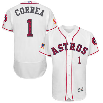 Houston Astros #1 Carlos Correa White 2016 Fashion Stars & Stripes Flexbase Stitched Baseball Jersey Jiasu,We sell and wholesale Houston Astros #1 Carlos Correa White 2016 Fashion Stars & Stripes Flexbase Stitched Baseball Jersey Jiasu on line form chian!