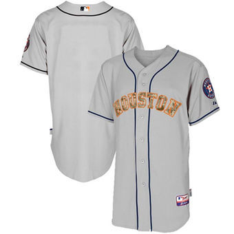 Houston Astros Customized Gray Camo Cool Base Stitched Baseball Jersey,We sell and wholesale Houston Astros Customized Gray Camo Cool Base Stitched Baseball Jersey on line form chian!