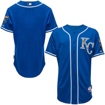 Kansas City Royals Customized Blue Camo Cool Base Stitched Baseball Jersey,We sell and wholesale Kansas City Royals Customized Blue Camo Cool Base Stitched Baseball Jersey on line form chian!