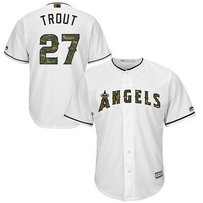 Los Angeles Angels of Anaheim #27 Mike Trout White New Cool Base 2016 Memorial Day Stitched Baseball Jersey Jiasu,We sell and wholesale Los Angeles Angels of Anaheim #27 Mike Trout White New Cool Base 2016 Memorial Day Stitched Baseball Jersey Jiasu on line form chian!