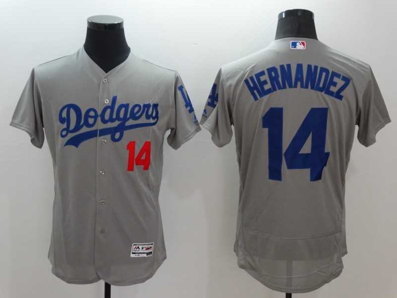 Los Angeles Dodgers #14 Enrique Hernandez New Gray 2016 Flexbase Collection Stitched Baseball Jersey,We sell and wholesale Los Angeles Dodgers #14 Enrique Hernandez New Gray 2016 Flexbase Collection Stitched Baseball Jersey on line form chian!