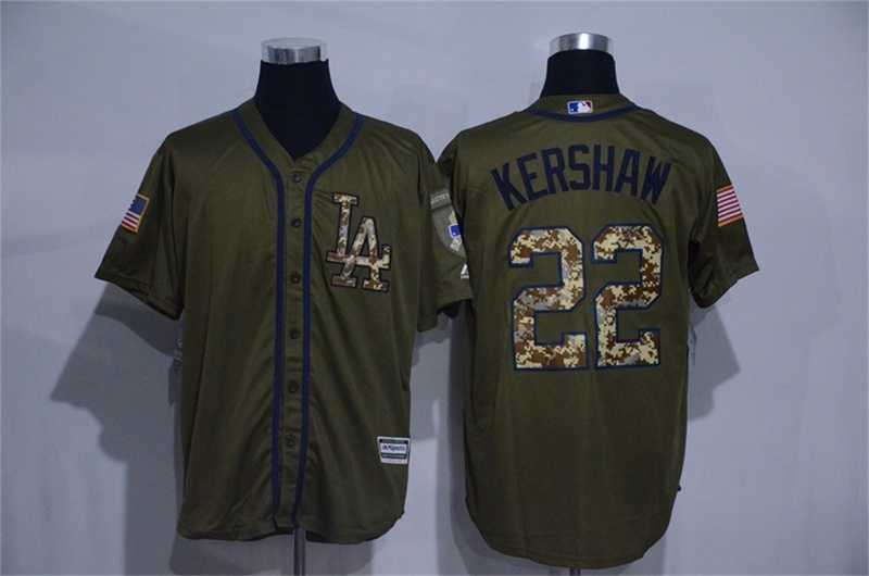 Los Angeles Dodgers #22 Clayton Kershaw Green Salute to Service Stitched Baseball Jersey,We sell and wholesale Los Angeles Dodgers #22 Clayton Kershaw Green Salute to Service Stitched Baseball Jersey on line form chian!