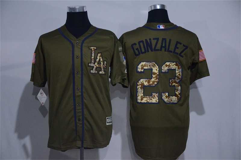 Los Angeles Dodgers #23 Adrian Gonzalez Green Salute to Service Stitched Baseball Jersey,We sell and wholesale Los Angeles Dodgers #23 Adrian Gonzalez Green Salute to Service Stitched Baseball Jersey on line form chian!