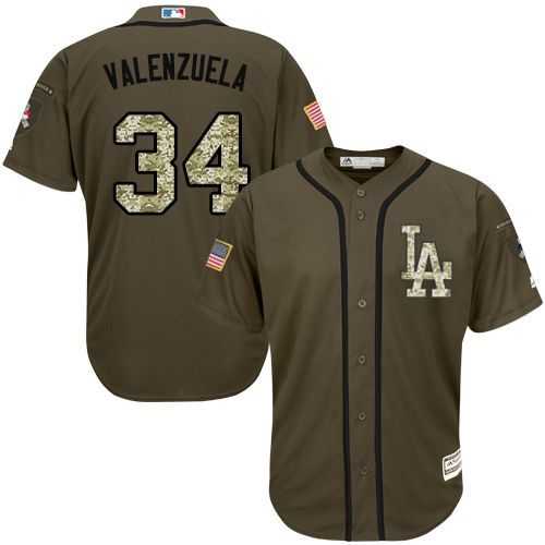 Los Angeles Dodgers #34 Fernando Valenzuela Green Salute to Service Stitched Baseball Jersey Jiasu,We sell and wholesale Los Angeles Dodgers #34 Fernando Valenzuela Green Salute to Service Stitched Baseball Jersey Jiasu on line form chian!