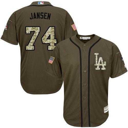 Los Angeles Dodgers #74 Kenley Jansen Green Salute to Service Stitched Baseball Jersey Jiasu,We sell and wholesale Los Angeles Dodgers #74 Kenley Jansen Green Salute to Service Stitched Baseball Jersey Jiasu on line form chian!