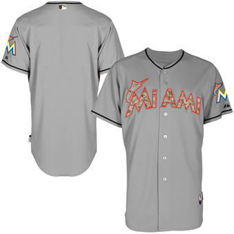 Miami Marlins Customized Gray Camo Cool Base Stitched Baseball Jersey,We sell and wholesale Miami Marlins Customized Gray Camo Cool Base Stitched Baseball Jersey on line form chian!