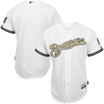 Milwaukee Brewers Customized White Camo Cool Base Stitched Baseball Jersey,We sell and wholesale Milwaukee Brewers Customized White Camo Cool Base Stitched Baseball Jersey on line form chian!