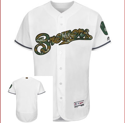 Milwaukee Brewers Customized White Flexbase Collection 2016 Memorial Day Stitched Baseball Jersey,We sell and wholesale Milwaukee Brewers Customized White Flexbase Collection 2016 Memorial Day Stitched Baseball Jersey on line form chian!